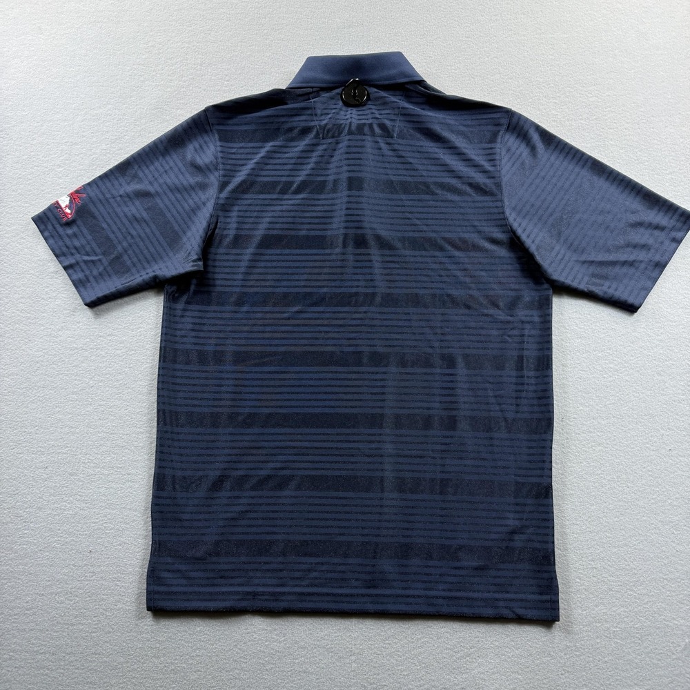 Arizona Wildcats Shirt Mens‎ Medium Blue NCAA Golf Antigua Polo Striped Top - Picture 7 of 7